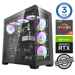 INTOP Ryzen 5 7500F 64GB DDR5 1TB SSD M.2 NVME RTX5070Ti 16GB no-OS