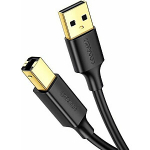 USB kaabel Ugreen USB-A - USB-B 1,5 m, must (10350)