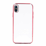Devia Glitter pehme kate (TPU) iPhone XS Max (6.5) punane
