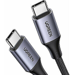 Ugreen USB-C uz USB-C USB kabelis 2&nbsp;m pelēks (90440)