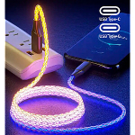 Fusion LED USB-C kabelis ar USB-C 30W | 3A | 100 cm