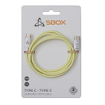 Sbox Type C - Type C M/M 1m kollane TYPEC-1-Y