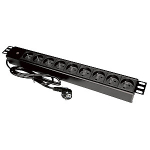 Alantec PZ09 voolu pikendus 1,8 m 9 vahelduvvoolu pistikupes siseruumides, must