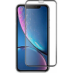 Devia Apple Real Series 3D Curved Full Screen Explosion-proof Tempered Glass iPhone XR (6.1) black