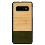 MAN&WOOD SmartPhone case Galaxy S10 Plus bamboo forest black