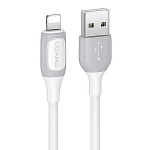 Usams US-SJ595 kaabel Apple Lightning 1m valge