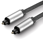 Optiline TOSLINK kaabel - TOSLINK 2 m punutud hall AV108 UGREEN