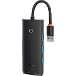 Hub USB Baseus Lite seeria 1x USB-C + 4x USB-A 3.0 (WKQX030001)
