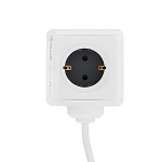 Tellur Power Cube Extended, toitepistik 4 v&auml;ljundit + 2xUSB porti, 1.5m kaabel valge