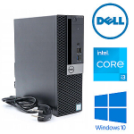 Dell 7050 SFF i3-6100 8GB 256GB SSD + 160GB HDD W10P Renew