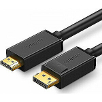 Ugreen DisplayPort&nbsp;&mdash; HDMI kaabel 3&nbsp;m, must (89184)