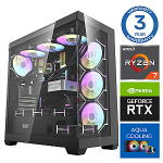 INTOP AQUA Ryzen 7 7700X 64GB DDR5 1TB SSD M.2 NVME+2TB RTX5060Ti 16GB no-OS