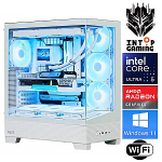 INTOP Ultra 5 250KF Plus 64GB DDR5 1TB SSD M.2 NVME RX9060XT 16GB WiFi WIN11Pro