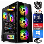 INTOP Ultra 5 250KF Plus 16GB DDR5 250SSD M.2 NVME RX9060XT 16GB WiFi WIN11