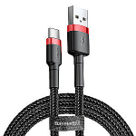 Baseus Cafule CATKLF-A91 USB-C andmete ja laadimisjuhe 3A / PD / QC 3.0 / 50 cm must