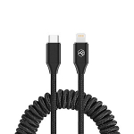 Tellur pikendatav USB-C to Lightning kaabel PD27W kuni 1.8m must