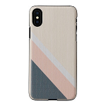 MAN&WOOD SmartPhone case iPhone X/XS roosa &uuml;likond must