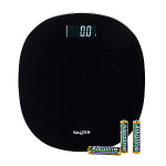 Salter SA00709BFEU12 Round Electronic Scale, Black