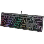 A4Tech FSTYLER FX60H klaviatuur (neoon) USB QWERTY must, hall