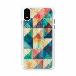 Ikins Apple SmartPhone case iPhone XR mosaiik valge