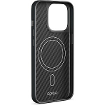 Maciņ&scaron; telefonam Epico Hybrid Carbon Magnetic, iPhone 14 Pro Max, MagSafe - Case, Black