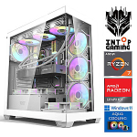 INTOP AQUA Ryzen 7 9800X3D 16GB DDR5 1TB SSD M.2 NVME+2TB RX9060XT 16GB WIN11