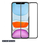 Fusion ESD 6D Anti-Static aizsargstikls pilnam ekrānam telefonam Apple iPhone 14 melns