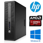HP 705 G1 SFF A4-7300B 8GB 256GB SSD + 250GB SSD DVD W10P Renew