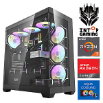 INTOP AQUA Ryzen 7 9700X 16GB DDR5 1TB SSD M.2 NVME+2TB RX9060XT 16GB no-OS