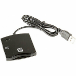Fusion ID Kaardilugeja PC / SC / CCID ISO7816 USB (+SIM) Must