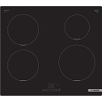 Bosch Hob PUE611BB5E Induktsioon, Pliidi p&otilde;letite/k&uuml;psetamisalade arv 4, Puutetundlik, Taimer, Must