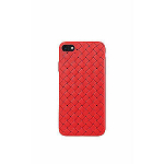 Devia Woven Pattern Design Soft Case iPhone SE2 punane