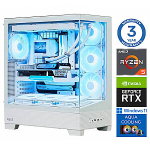 INTOP AQUA Ryzen 5 7500X3D 32GB DDR5 1TB SSD M.2 NVME RTX5070Ti 16GB  WIN11Pro