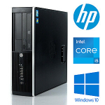 HP 6300 SFF i3-3240 8gb 256gb ssd + 160GB HDD DVD W10P Renew