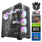 INTOP AQUA Ryzen 5 7500X3D 64GB DDR5 1TB SSD M.2 NVME RTX5080 16GB  no-OS