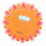 Tellur Basic LED h&auml;daolukorra signaal ja taskulamp, 3 x AAA, magnetiline, oranž