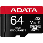 ADATA k&otilde;rge vastupidavusega microSDXC UHS-I U3, 64 GB, 10. klass