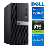 DELL 5070 Tower i7-9700 8GB 1TB SSD M.2 NVME+2TB RTX3050 6GB WIN11Pro