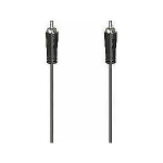 Kabelis Hama RCA (tulpe) - RCA (tulpe), 1,5 m, musts (002050980000)
