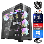INTOP Ultra 5 250KF Plus 16GB DDR5 1TB SSD M.2 NVME RX9060XT 16GB WiFi WIN11