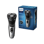 Philips Wet or Dry elektriline habemenuga S3143/00, Wet&Dry, PowerCut teras&uuml;steem, 5D paindlikud pead, 60 min habet, 1h laadimine, 5 min kiire laadimine
