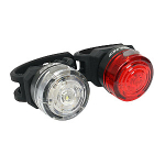 Velosipedi laternade komplekt Rock Machine S.Light 10 Must/Hall