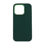 Fusion Frame silikona aizsargapvalks Apple iPhone 15 Pro zaļ&scaron;