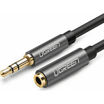 Kabelis Ugreen Jack 3.5mm - Jack 3.5mm 3m musta (UGR280SLV)