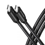 BUCM3-CM10AB kaabel USB-C - USB-C 3.2 Gen 1, 1m, PD 60W 3A, ALU, p&otilde;imitud, must