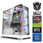 INTOP AQUA Ryzen 5 7500X3D 32GB DDR5 1TB SSD M.2 NVME RTX5080 16GB  no-OS