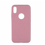 Tellur Apple Cover Slim Synthetic Leather for iPhone X/XS roosa