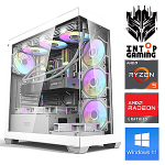 INTOP Ryzen 5 7500F 16GB DDR5 1TB SSD M.2 NVME RX9060XT 16GB WIN11