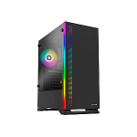 Zalman S5 must ATX Mid Tower RGB arvutikorpus TG ventilaatoriga