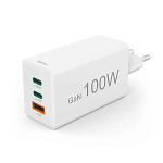 Hama 00125140 charger 100W GaN PD QC 2&times; USB-C 1&times; USB-A